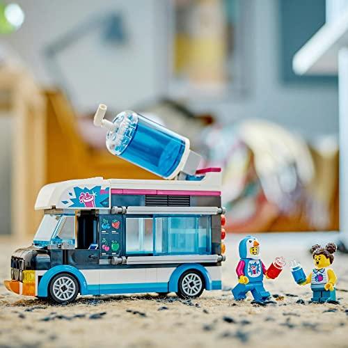 LEGO City Penguin Frozen Drink Car, Toy, Gift, Birthday, Educational, Christmas, Boys and Girls, Ages 5, 6, 7, 8, City Building, 60384