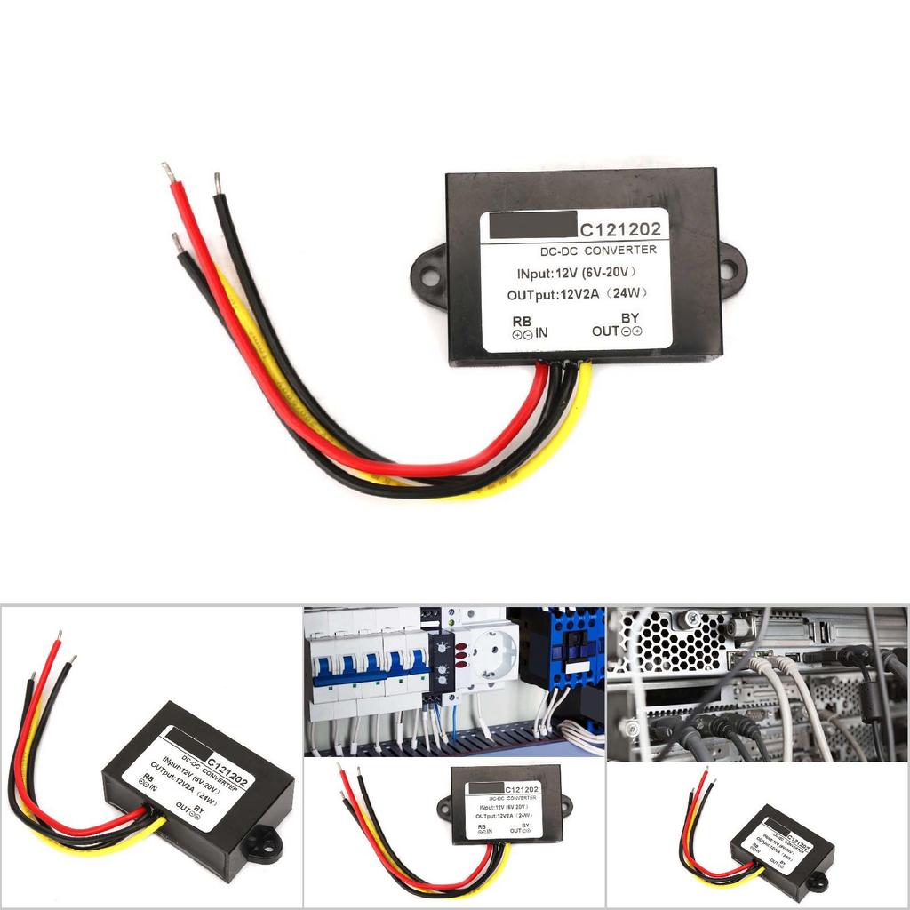 6 20V To 12V 2A Step Up Down Converter Boost Buck Voltage Regulator Module