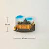 Italy Rome Vatican 3D Stereoscopic Tourism Souvenirs Landmark Buildings Resin Painting Decoration Home Refrigerator Magnets