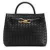 Woven Leather Tote Bag