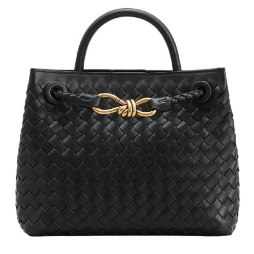 Where's That From Woven Leather Tote Bag