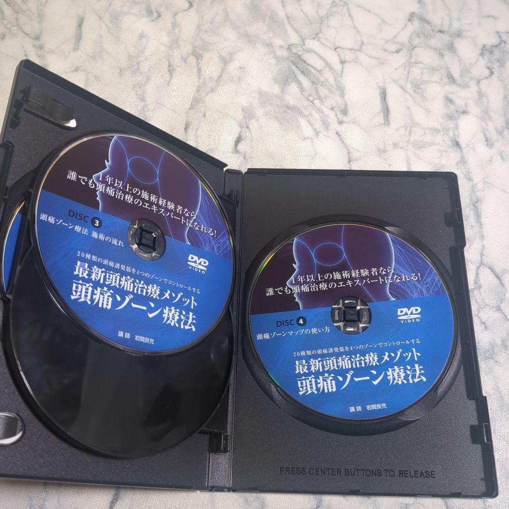 [USED] Iwama-style Active Guidance Main DVD + Bonus DVD.URL + Headache Zone Therapy DVD