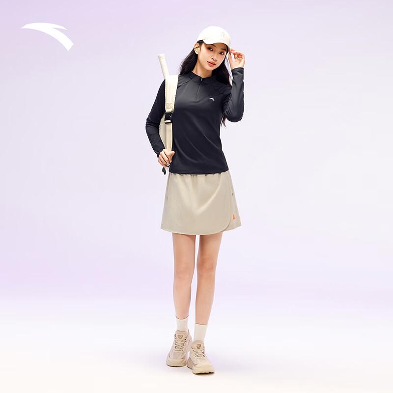 Anta Women's Half-Zip Long Sleeve Sports Top