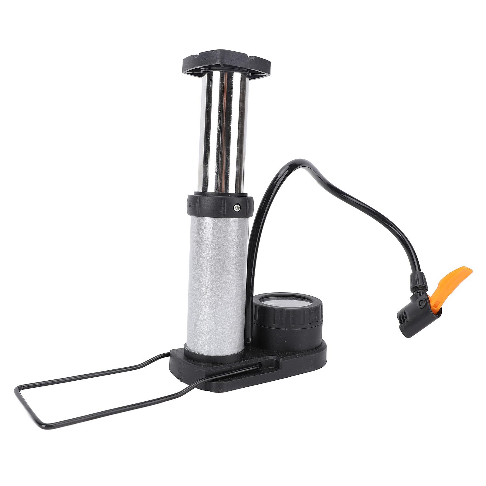 

Велосипедный насос Миниатюрный велосипедный ножной насос Накачка шин для электровелосипеда Мотоцикла Автомобиля Серебристый