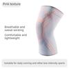 Sports Knee Pad Nylon Elastic Anti-Slip Silicone Knee Support for Basketball Running Cycling Breathable Knitted Thin Knee Brace Men Women M L XL