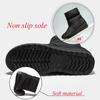 Waterproof Snow Boots for Women Winter Warm Plush Ankle Booties Front Zipper Non Slip Cotton Padded Shoes Woman Size