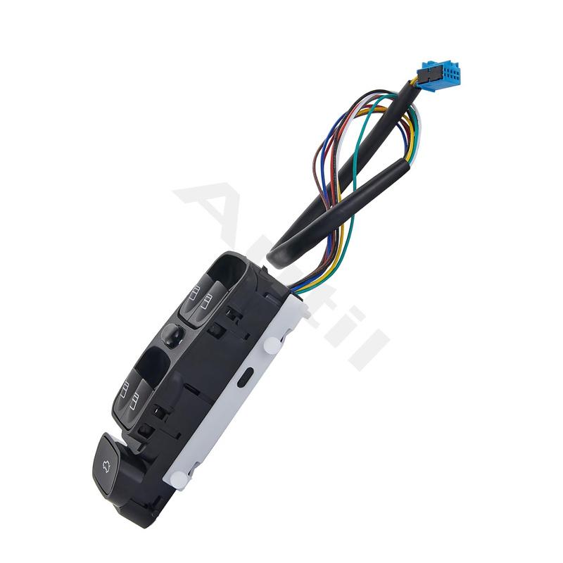 Power Master Window Switch Front Left for Mercedes Benz C CLASS W203 C230 C320 C280 C240 C350 C55 AMG A2038210679 2038200110