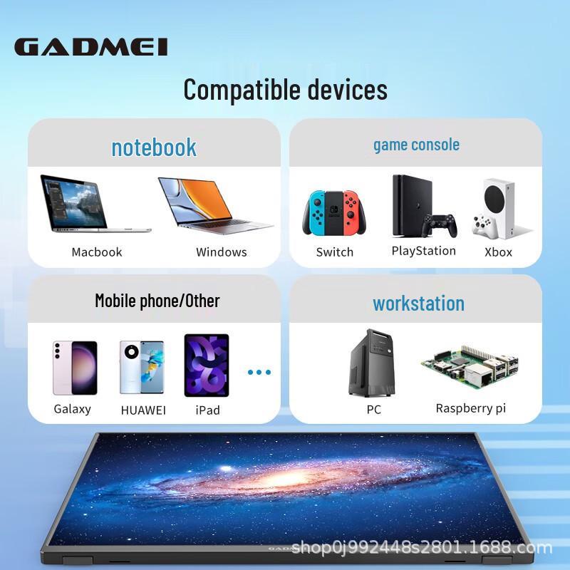 16-inch 4K Portable Monitor, 144Hz Mobile and Laptop Secondary Display