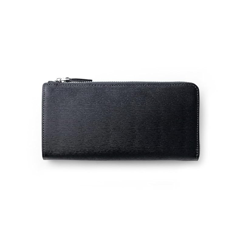 

[IS/IT] Novo II L-shaped zipper long wallet leather men s ladies unisex No.972626 (black)