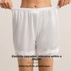 Plus Size Women's Summer Thin Satin Lace Home Anti Glare Safety Shorts