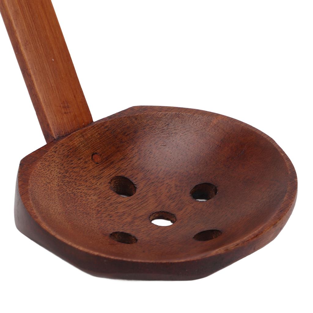 5Pcs Wooden Spoons Sturdy Handle Hand Polished Smoother Light Weight Japanese Tortoise Spoon for Restaurant Gifts