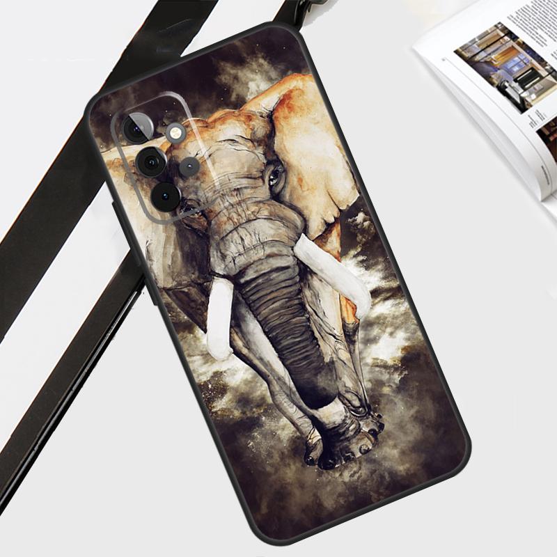 

Wild Elephant Head Case For Samsung Galaxy A54 A34 A14 A56 A36 A26 A16 A06 A12 A22 A32 A52 A13 A53 A15 A35 A55 Samsung A33 5G