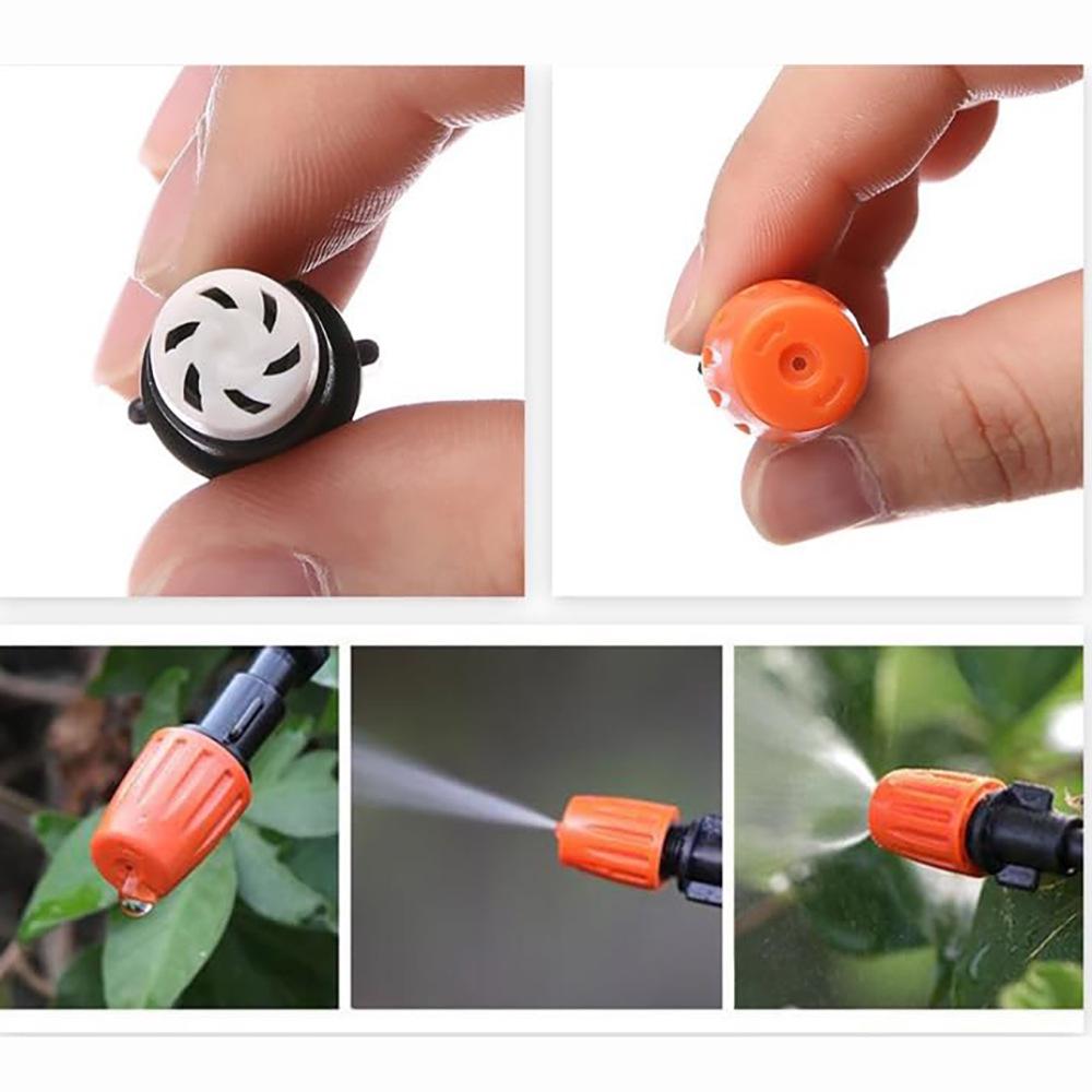 50m Automatic Drip Irrigation System for Plants: Flower Watering Set with Sprinkler