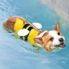 Adjustable Dog Life Jacket Bee/Dinosaur Shape Dog Swimming Suit Dog Swimsuit  Water Sports