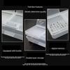Caja de Almacenamiento de Plástico Multifunción para Reparación de Teléfonos Móviles Para Placa Base de Teléfono, Piezas IC, Herramientas de Reparación, Contenedor Coleccionista