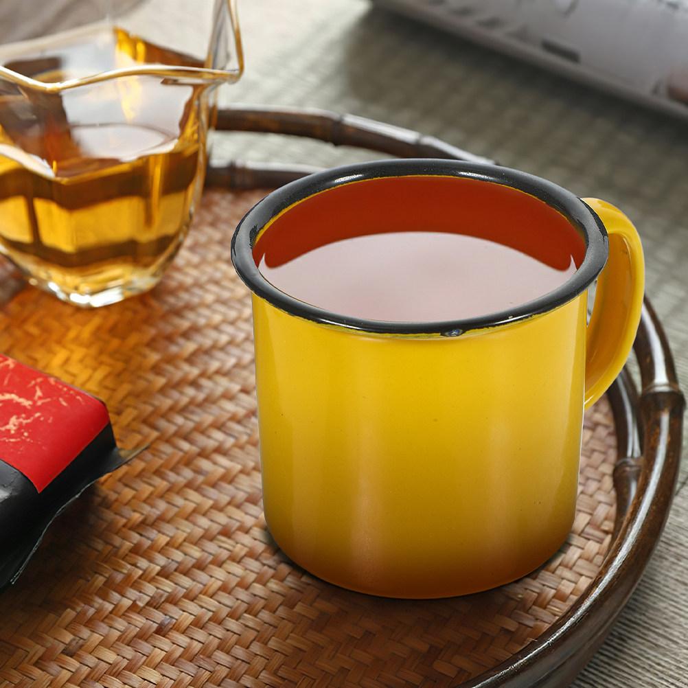 4 Pcs Bonfire Mug Drinking Camping Mugs Coffee Beverage Enamel Cups and Tumbler other