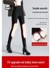 Women's Fleece-Lined High-Waist Winter Pants - Thick, Warm, Slimming, Plus Size Pencil Style with Knee Protection.