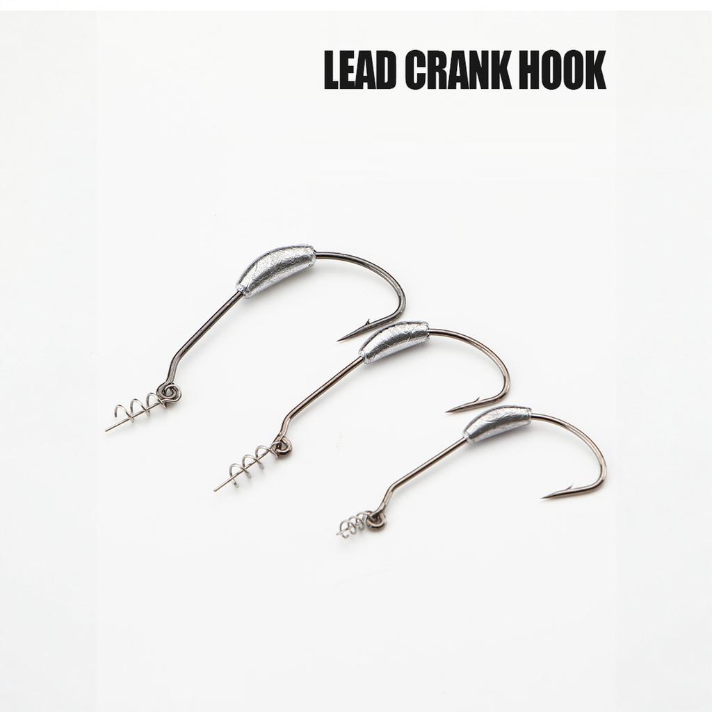 Weighted Swimbait Hooks, Heads with Lock, Soft Plastic Worm Fishing Hooks 1/0 2/0 3/0 4/0 5/0