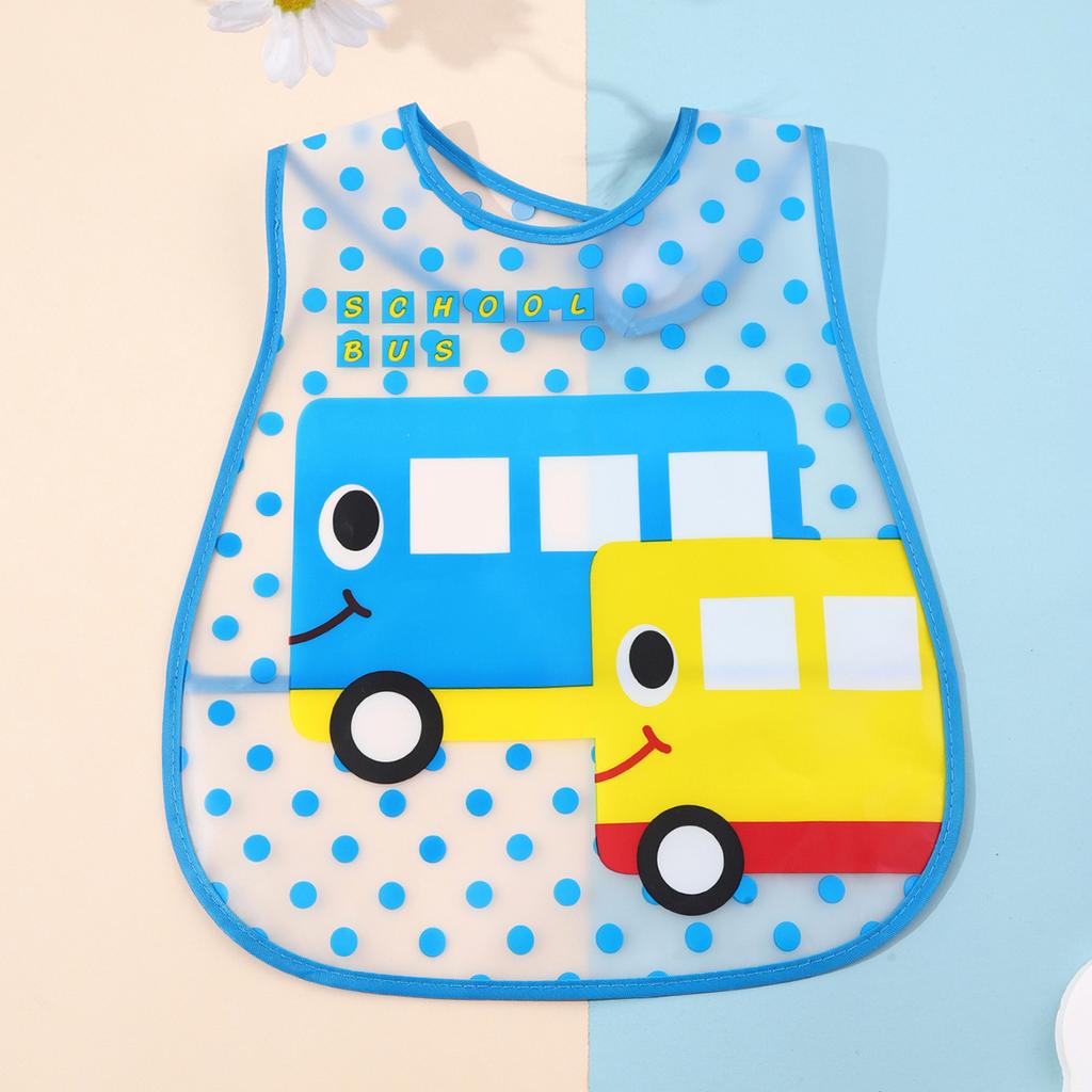 Cartoon Baby Bibs Waterproof Newborn Bandanas Feeding Baby Burp Cloths Girls Boys Saliva Towel Print Apron