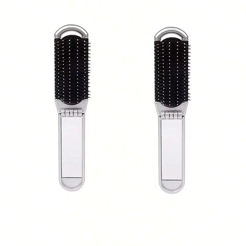 Perie Mini 2 în 1 Pliabilă Pieptene de Masaj Masaj Cap Antistatic Portabil Piepteni de Păr Oglindă Pernă de Aer Pieptene de Masaj pentru Scalp
