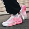 Rutschfeste und abriebfeste echte Trainingsschuhe, leichte Dämpfung Low-Top-Sneaker, bequeme Basketballschuhe für Zementböden