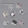 Luxurious Rectangular Crystal & Diamond Nail Art Decorations
