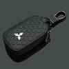 wszm6 Universal Leather Car Key Protector Case for Mitsubishi Pajero L200 Triton Outlander Lancer Accessories
