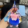 Adorable Plush Keychain DIY Cartoon Character Bag Charm for Backpack Keys