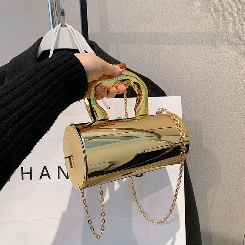 Acrylic fashion handbag bag women's new versatile solid color box bag fresh and elegant messenger bag