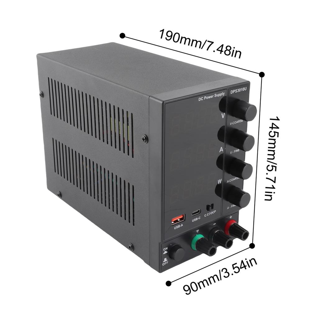 0-30V 0-10A 300W Switching  Power Supply 4 Digits Display LED Adjustable Mini Power Supply WANPTEK  Power Supply