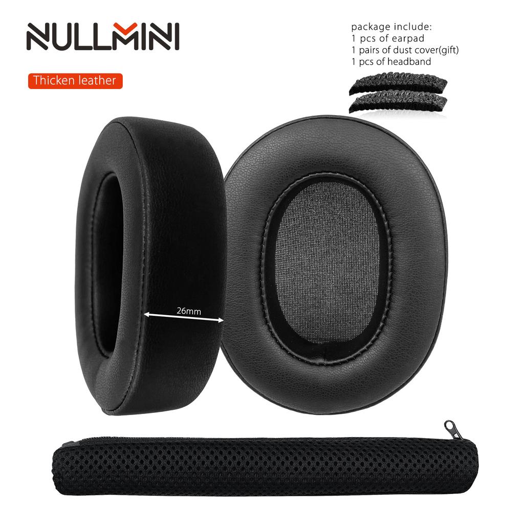 NullMini Replacement Earpads for Sony WH-1000XM5 Headphones Cooling Gel Earmuff Sleeve Ear Cushion Headset Headband Headbeam