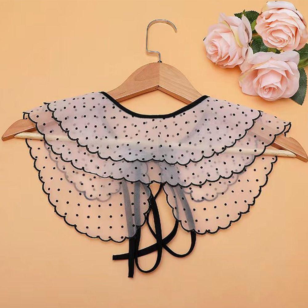 Lapel Blouse False Collar Lace Scarf Shawl Decoration High-quality Shirt Fake Collar