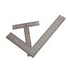 Mini Escuadra T/L Herramienta de Diseño de Medición Acero Inoxidable Escuadra de Ángulo Recto Regla Giratoria de 90 Grados Calibre de Precisión para Construcción y Enmarcado
