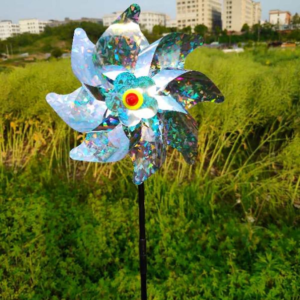 Touch Reflective Windmill Bird Repellers Bird Windmill Outdoor Birds Repellent PinWheels Reflective Windmill Bird Repellers