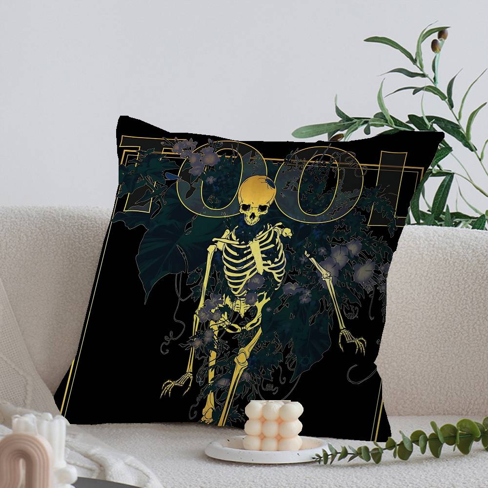 1Pc Veteran Rock Band T-Tool Cushion Cover Car Throw Pillow Case For Sofa Car Christmas Gift 40X40Cm 45X45Cm