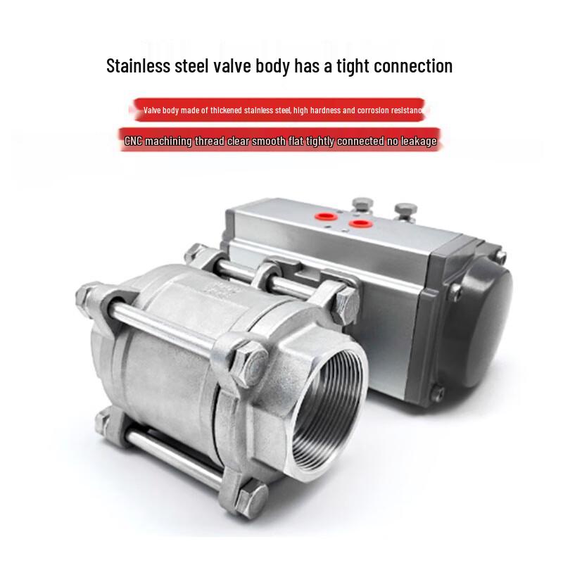 Fapuo Stainless Steel 304 Pneumatic Flange Ball Valve