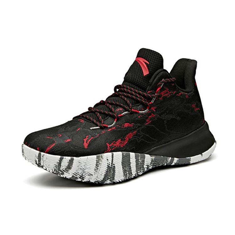 Anta Pallas Performance Basketball Shoes Men's Black Red 11941621-5