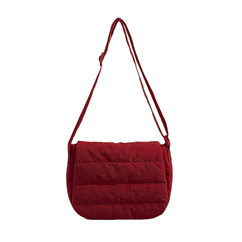 Solid Color Women's Versatile Crossbody Bag - Trendy Small Square with Large Capacity