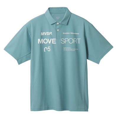 DESCENTE SUNSCREEN Mini Pique Authentic Logo Polo Shirt