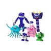 Set di blocchi da costruzione 9 in 1 Monster Garten of BanBan Gioco del giardino Blocchi da costruzione anime Giocattoli Modello fai-da-te per bambini Regalo di Capodanno