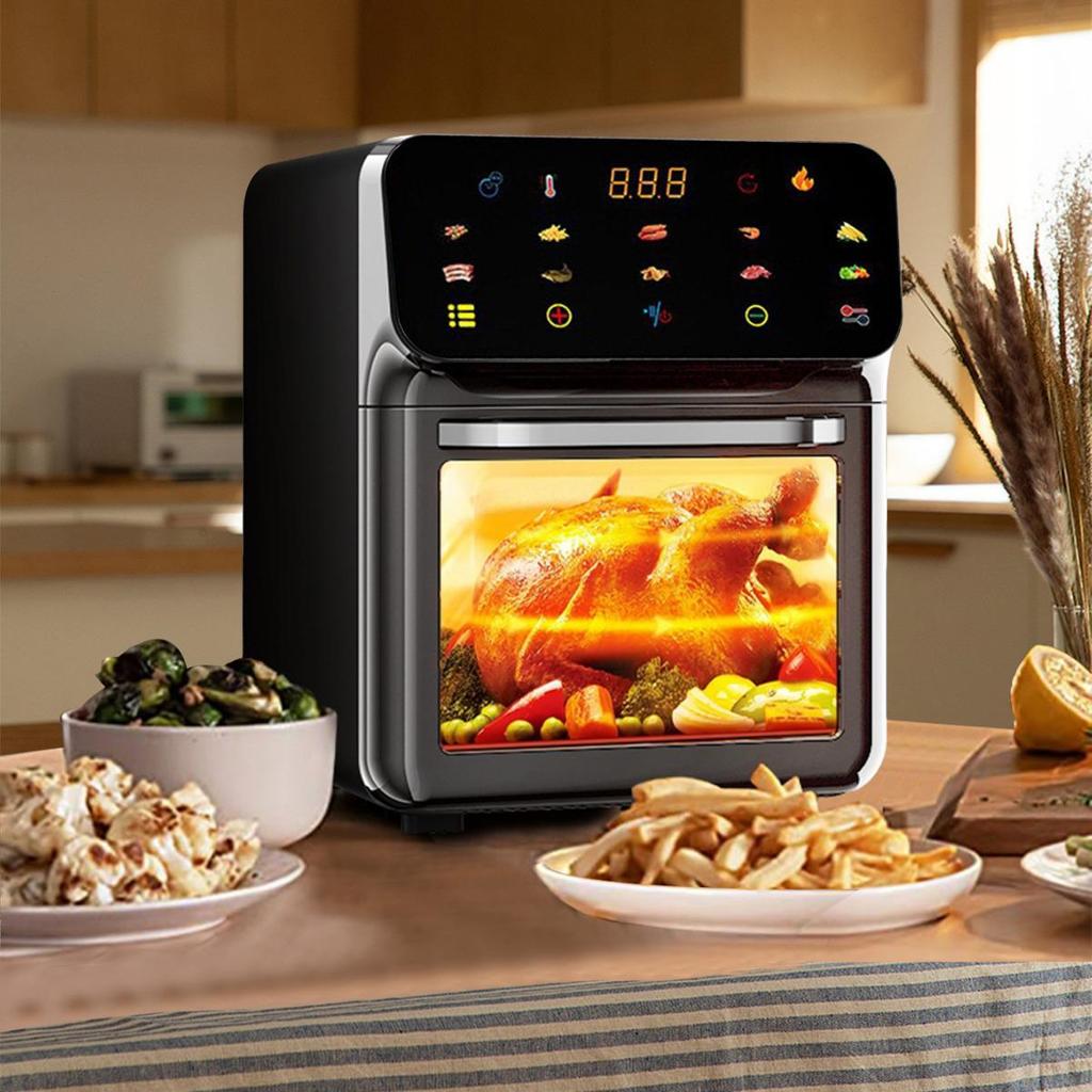 Smart Touch Air Fryer: Multi-functional Large Capacity Electric Oven with Visible Screen