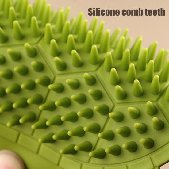 Cat Self Groomer Corner Cat Face Itch Scratching Brush Table Leg Self Massage Comb for Indoor Long Short Haired Kitten Cats