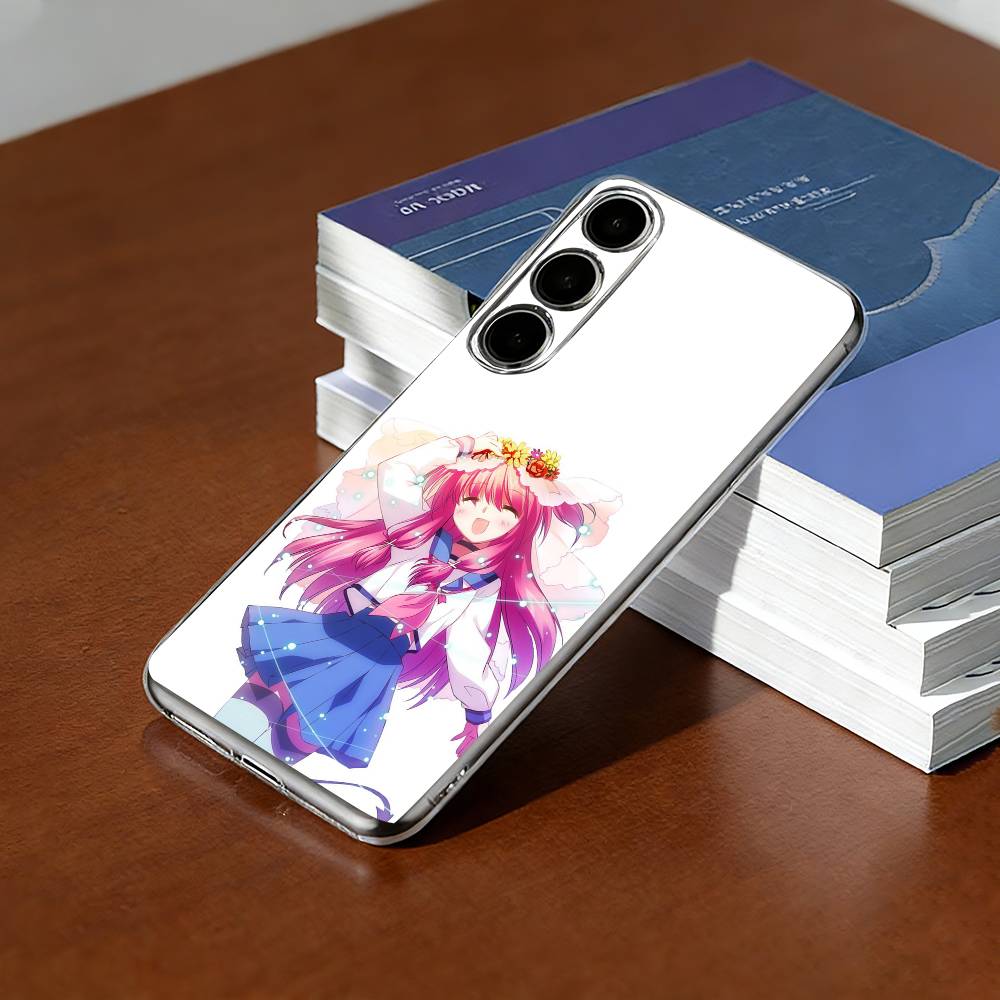 Anime Angel Beats Y-Yui Phone Case Transparent Silicone Soft For SamsungA10,12,20,21S,30,31,40,50,51,52,70,71 Samsung a40