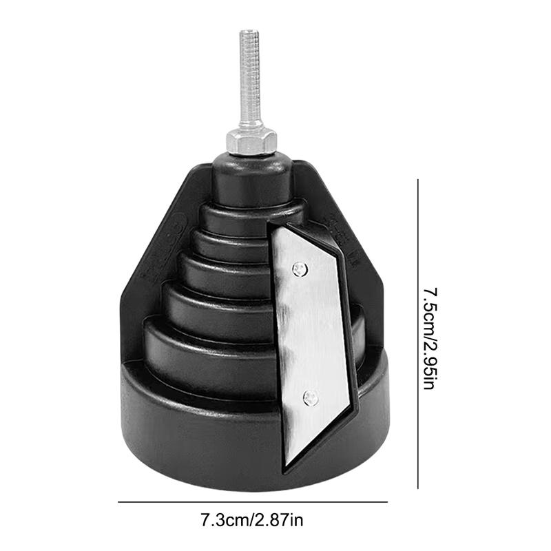 

20-63mm PE Pipe Chamfer Tool Cone Tube Deburring Reamer Tool (With Drill Nail)