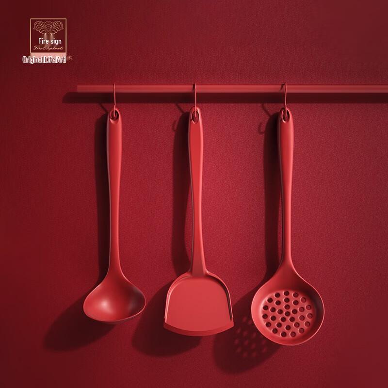 Huoxiang Silicone 3-Piece Kitchen Utensil Set