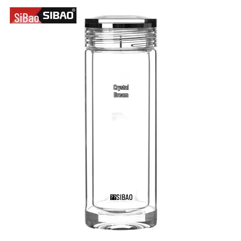 

SIBAO Crystal Dream Double Wall Glass Cup 280ml