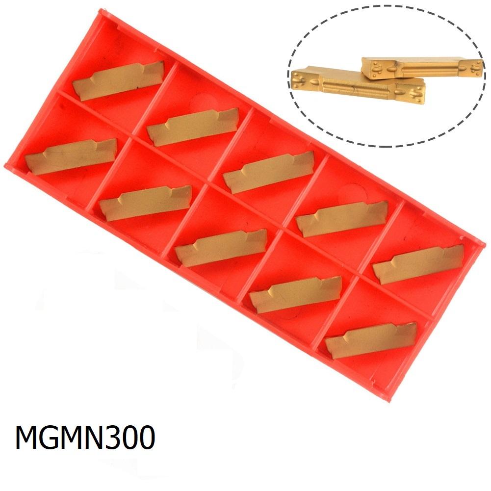 Carbide Lathe Tool Blades MGMN200 MGMN300 MGMN400 MGMN500 NC3020 Slotted Grooving Inserts for Steel and Non Ferrous 10pcs