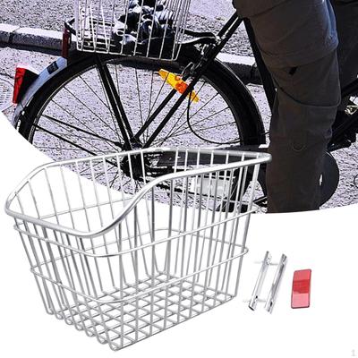 Zadný kôš na bicykle Úložný priestor na bicykle Vysokovýkonný cyklistický nosič s reflektorom