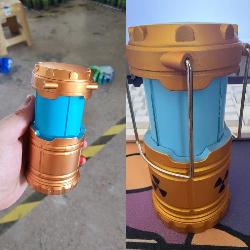 Nuclear Reactor Lantern Mini Handheld Toy Doomsday Simulation Illuminator Halloween Camping Light Party Prop