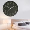 8 Inch Silent Wall Clock Non Ticking Decorative Easy To Read Round Wall Clock for Home Livingroom